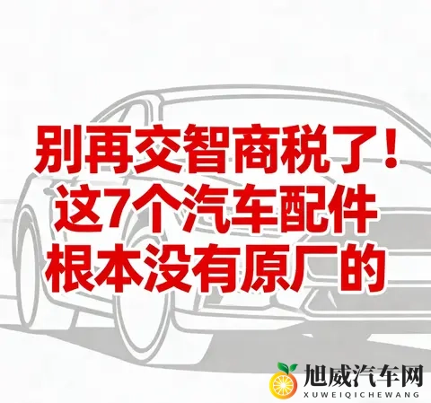 别交智商税！7个汽车“原厂配件”全是噱头，养车直省30%-1