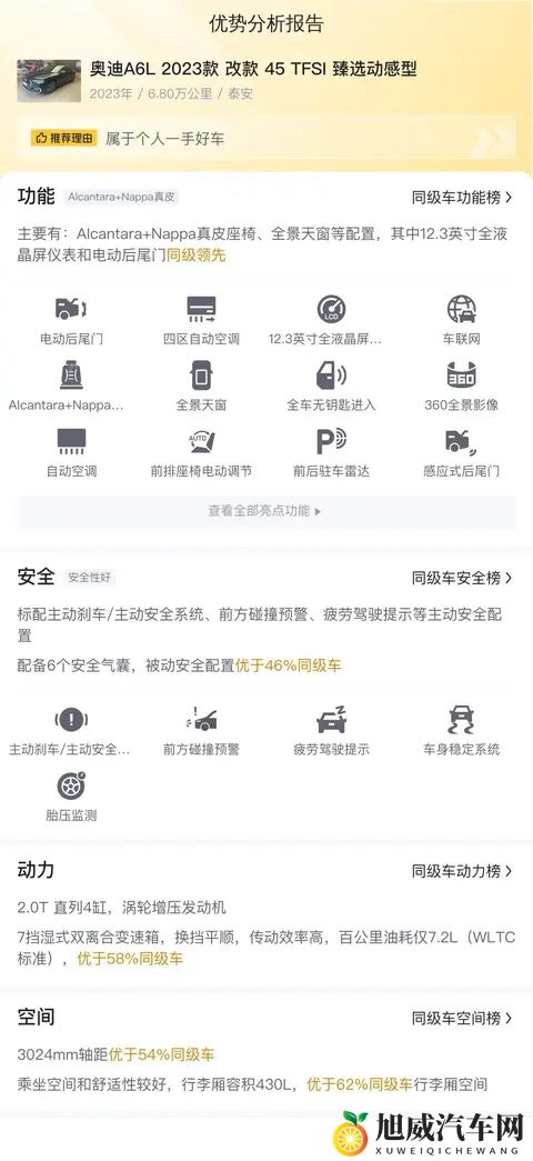 一手准新奥迪A6L,78秒破百,商务精英之选-3