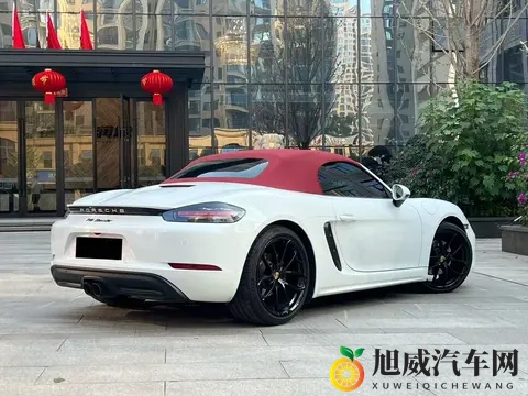 准新保时捷718:23款Boxster,白色敞篷,圆你跑车梦!-3