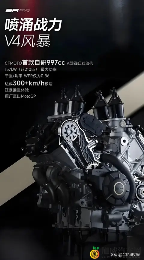 米兰车展惊现“国产王炸”！春风V4 SR-RR狂甩213匹马力-1