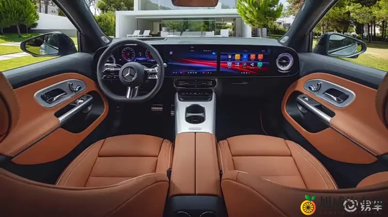 全新奔驰GLB内饰官图发布：三联屏+7座布局-1