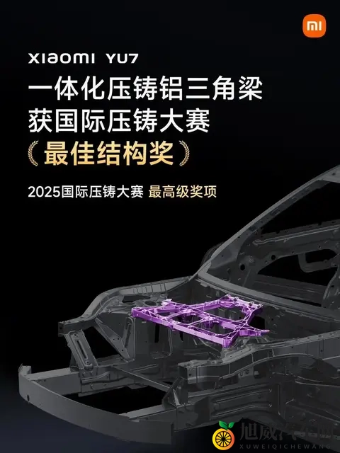 北美压铸大赛揭晓：小米YU7斩获“最佳结构奖”-2