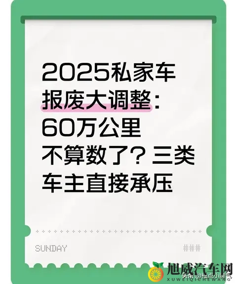 2025私家车报废大调整：60万公里不算数了？三类车主直接承压-2