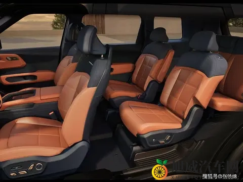 起亚全新中大型SUV官图，外观很方正硬朗，两种前脸，2+2+3座椅-3