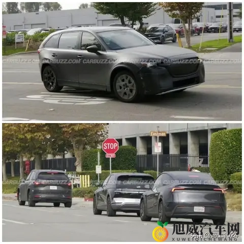 马自达电动SUV加州首曝！前轮位置都改了，剑指特斯拉Model Y！-3