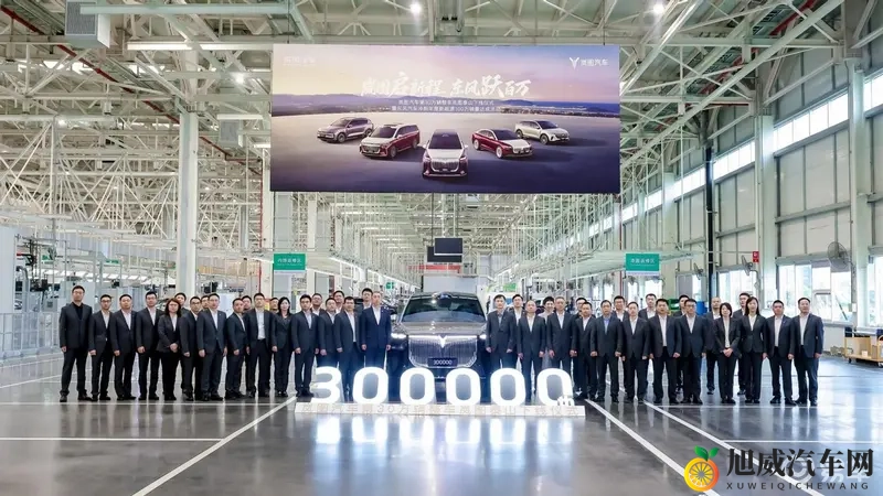 岚图第30万台下线 大型SUV泰山扛起央企豪华新能源重担-1