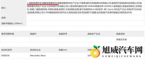 CLTC续航里程超600公里，奔驰纯电CLA长轴距版新车型申报信息曝光-1