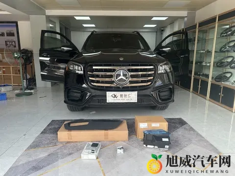 奔驰新款GLS450加装原厂HUD抬头显示系统，多一个功能多一份保障-3