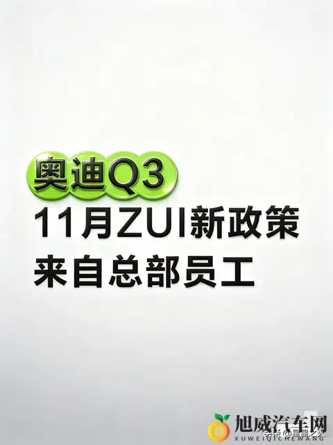 奥迪总部直曝！奥迪Q3 11月新政香到尖叫！-1