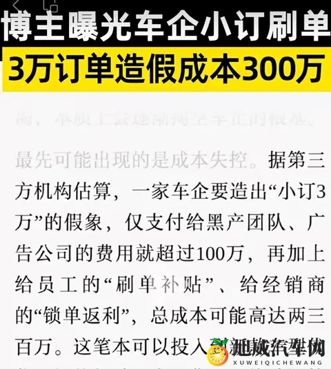 当国家出手整治“虚假营销”，那些注水的汽车订单终将无处可逃！-3