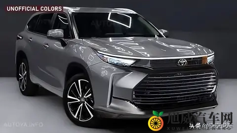 全新丰田汉兰达曝光,造型更犀利,内饰微调,增24T混合动力系统-3