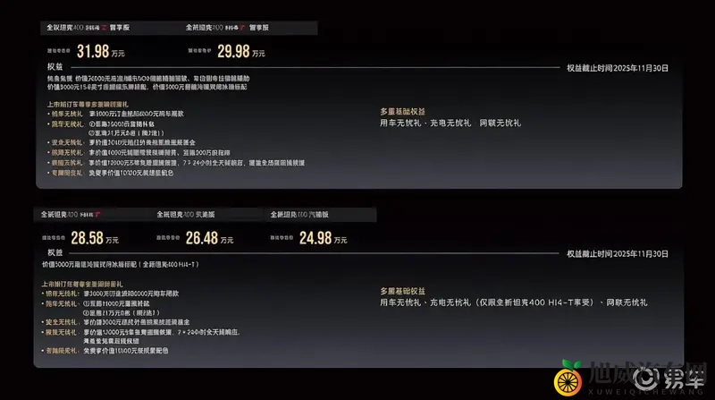 全新坦克400上市，多样选择，开启潮酷生活新篇章-1