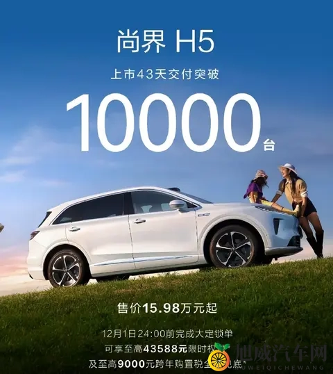 尚界H5上市43天突破1万台,网友:符合预期吗?-3