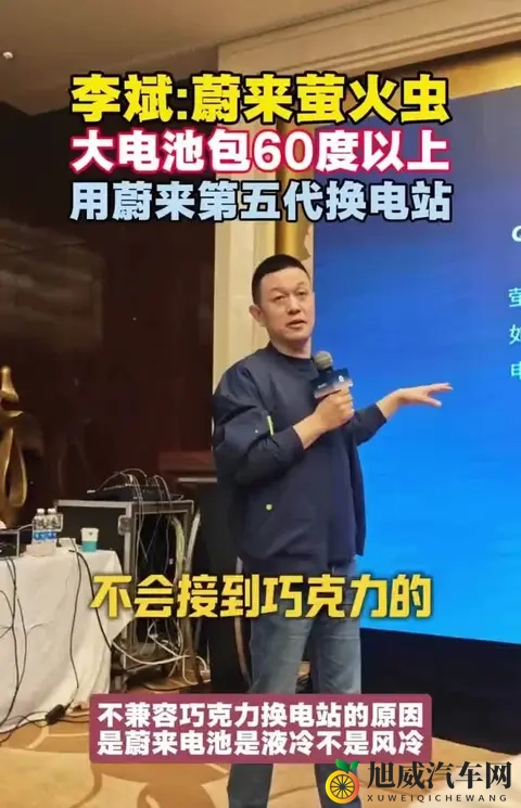 蔚来李斌：萤火虫以后肯定有大电池，不会接入宁德时代巧克力换电-1