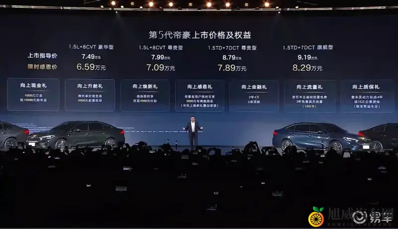 全新15T,659万元起 第5代帝豪上市-1