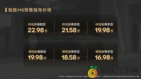 预售价1698万起 锐胜M8正式开启预售-2
