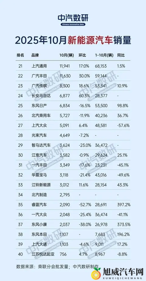 第1名=2-10名销量总和？10月新能源汽车销量相差太大-3
