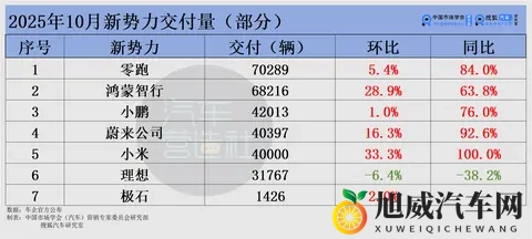 10月车市变“金十”：上汽夺冠、吉利首破30万 新势力杀疯理想掉队-2