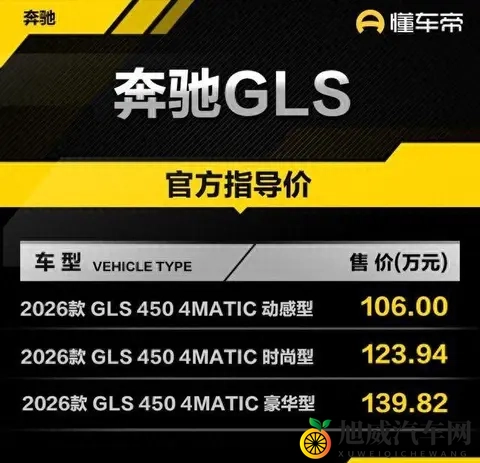 2026款奔驰GLS上市！106万起增配不涨价，奔驰能给你的不仅是面子-3