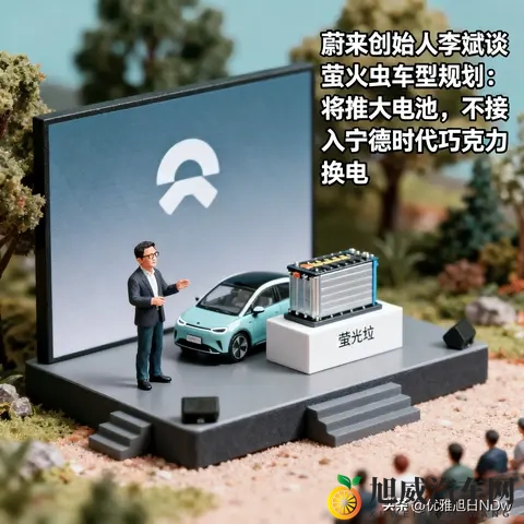 《蔚来李斌放大招！萤火虫车型规划新动向，大电池+独立换电》-3
