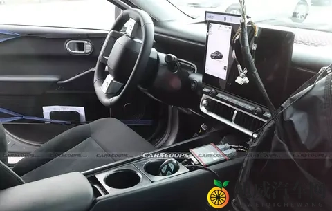 现代IONIQ 3量产版谍照首度公开 内饰布局引关注-1