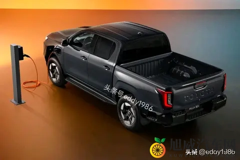 丰田海拉克斯纯电皮卡更多细节曝光,592度电池续航240公里-2