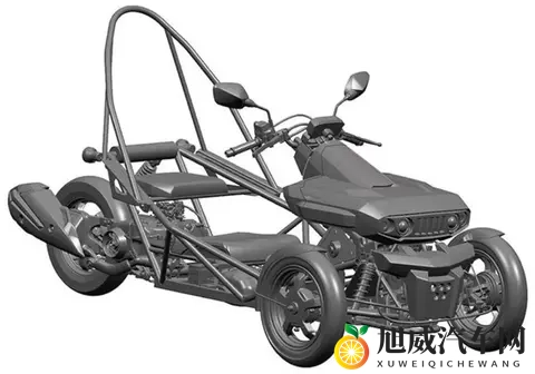 铃木倾斜式三轮车概念设计曝光：低成本交通工具新探索！-3