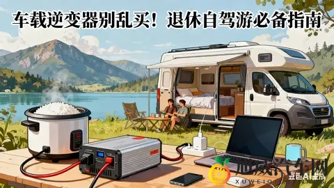 车载逆变器别乱买！电工：这2个参数千万别选错！退休自驾游必备-2