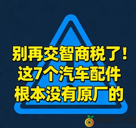 别再交智商税了！这7个汽车配件根本没有原厂的-1