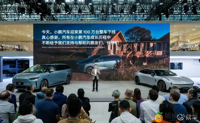 小鹏第100万台汽车下线，X9超级增程开启交付-1