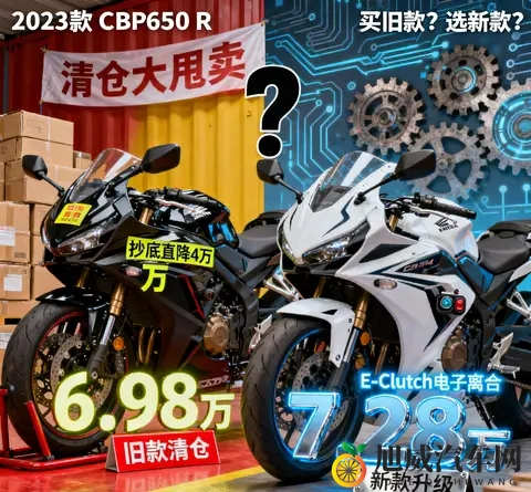 本田CBR650R价格风波 23款抄底直降4万 24款电子离合成抉择关键-3