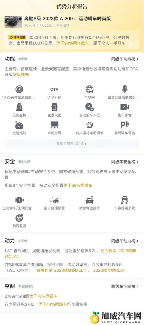 一手准新奔驰A级，15万内体验豪华轿跑风范！-1