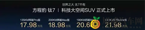 21天卖出8128辆,方程豹钛7为何成20万级SUV最大黑马?-1