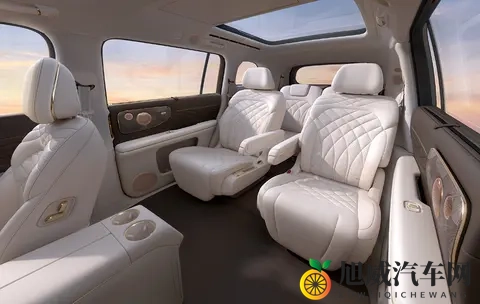 大6座SUV,智己LS9内饰官图发布,2+2+2布局,配冰箱+彩电+大沙发-2