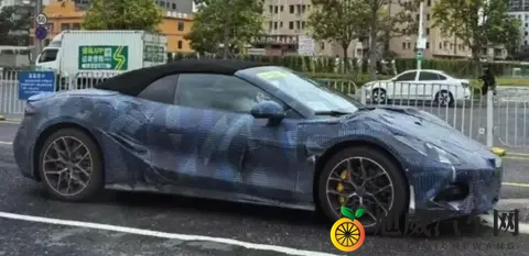 售价40万的敞篷跑车 腾势Z敞篷版路试谍照曝光-2