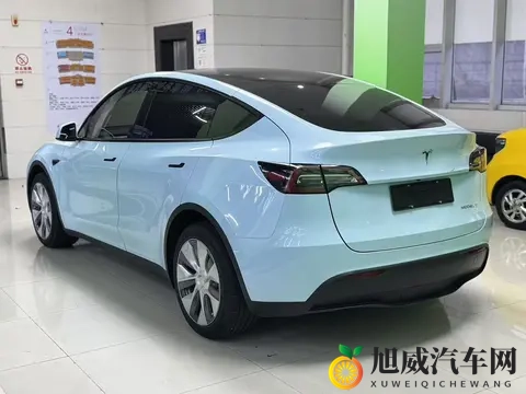 17万多圆梦科技座驾？22年蓝色Model Y长续航-2