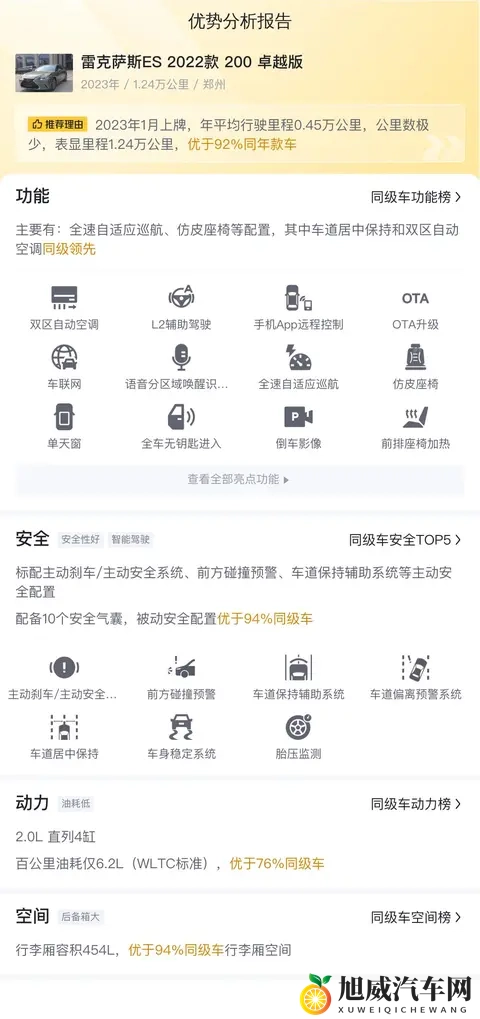 23年1月上牌，雷克萨斯ES，12万公里，20万拿下？-3