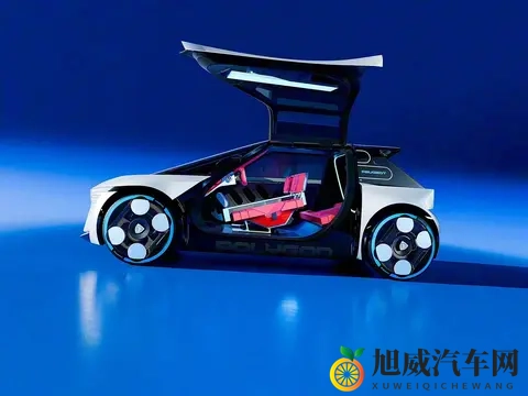 标致Polygon概念车官图亮相：未来方向盘要“变形”了？-2