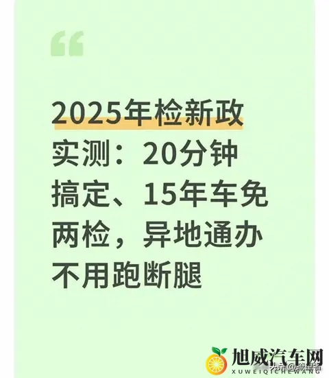 车辆年检新规落地,老车“减负”但有前提,新能源、改装车成重点-1