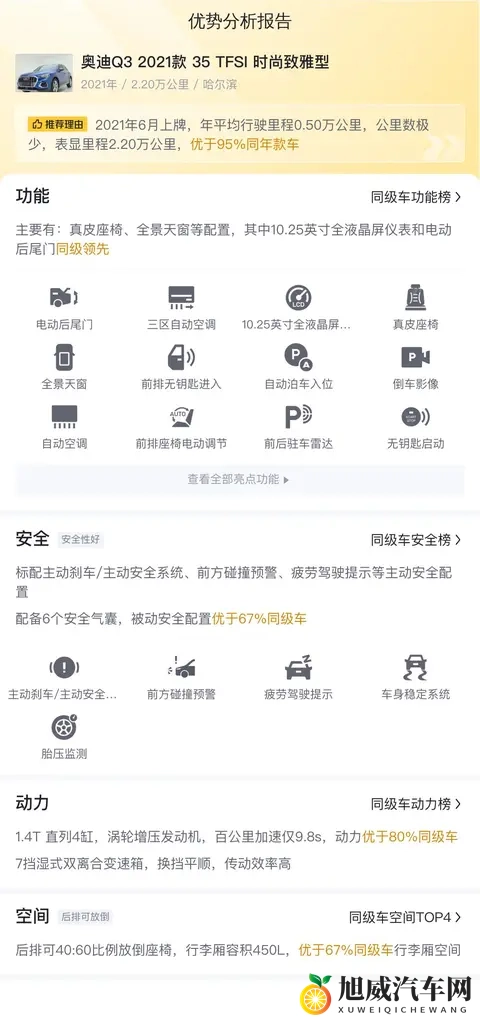 2万公里奥迪Q3，2021年上牌，都市白领通勤优选-1