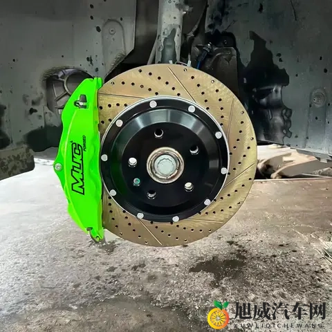 奥迪A3改装MUC前轮CX4四活塞刹车卡钳-1