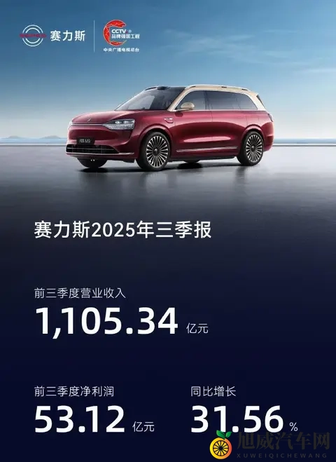 赛力斯发布第三季度财报，营收增长，利润微降-1