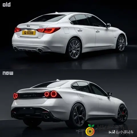 英菲尼迪Q50渲染图疯传，四圆尾灯惹争议，老粉和新粉吵翻天。-3