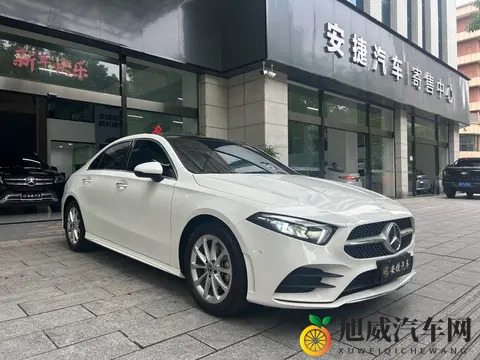 13万拿下白色奔驰A级！2021款运动轿车，都市丽人的时尚之选-1