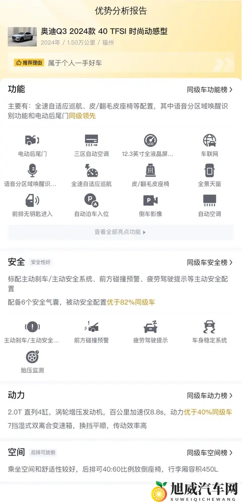 一手准新奥迪Q3，15万多开回家，精致都市SUV之选？-2