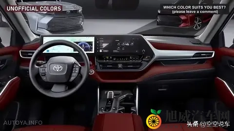 全新丰田汉兰达曝光,造型更犀利,内饰微调,增24T混合动力系统-2