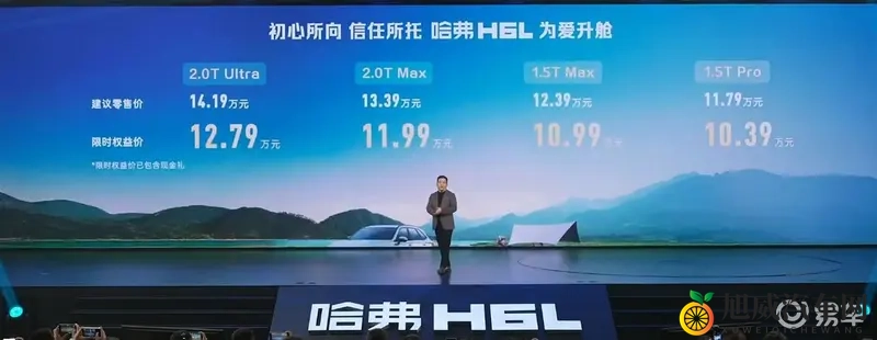 哈弗H6L上市，1039万起，最省油20T大五座SUV-1