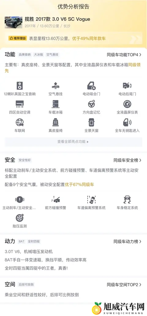 二手路虎揽胜:17款30V6,13万公里,豪华SUV也要性价比!-1