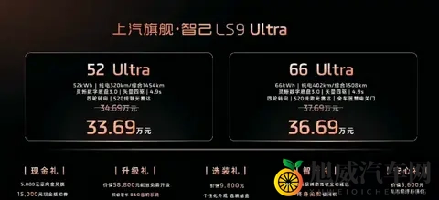 预售权益价3369万起 搭载“恒星”增程系统 智己LS9开启预售-1