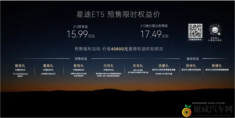 新奢智电中型SUV星途ET5正式预售，定价1599万元起-1